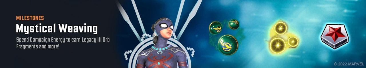 Mystical Weaving Web Milestone
