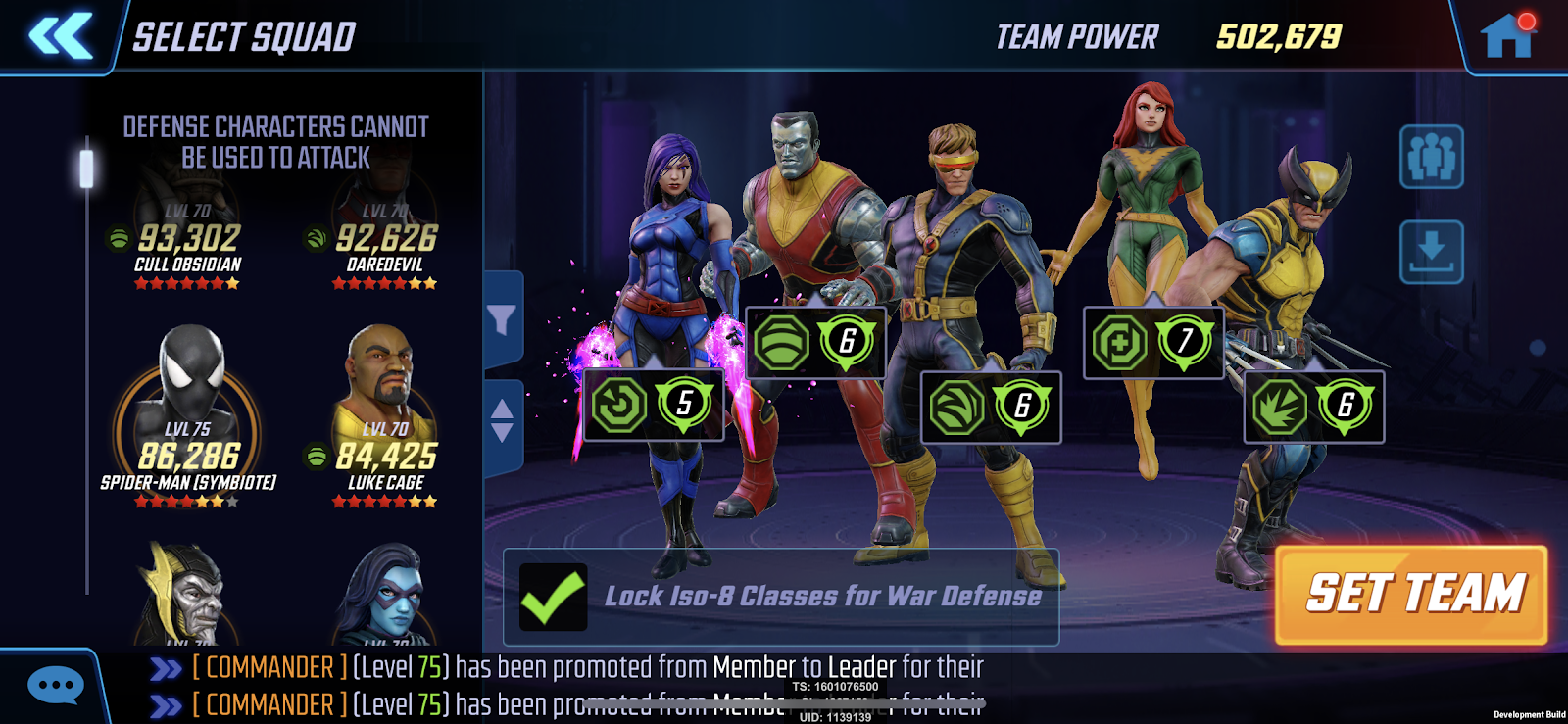 Best War Defense Teams In Marvel Strike Force